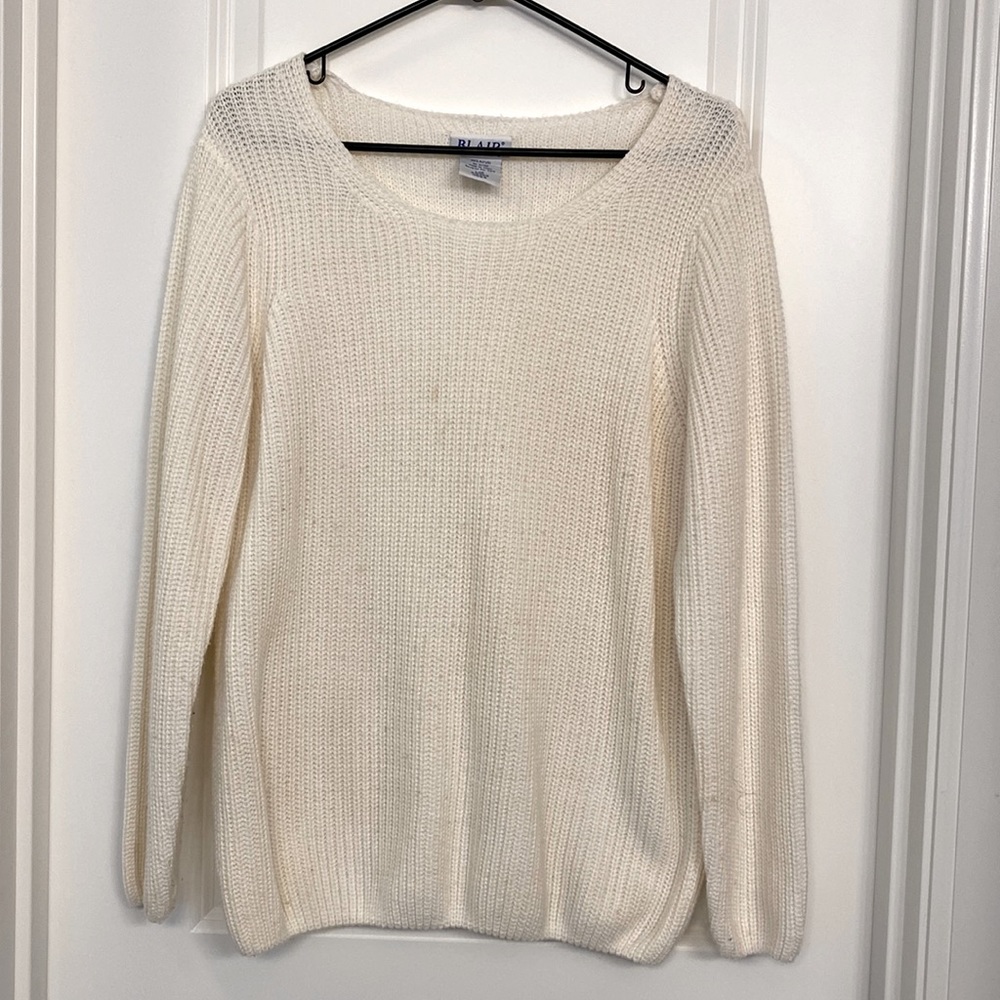 Cream Blair Knit Sweater, so cute for fall! Size Large